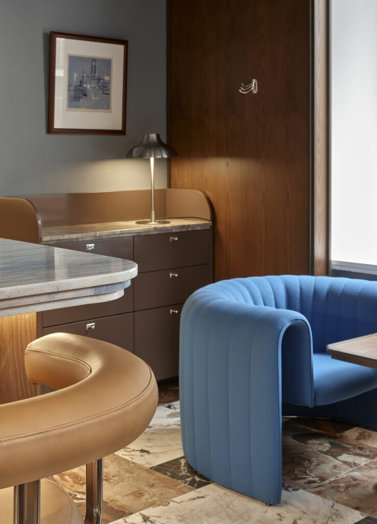 Hotel Torni design by Fyra close up on furniture details