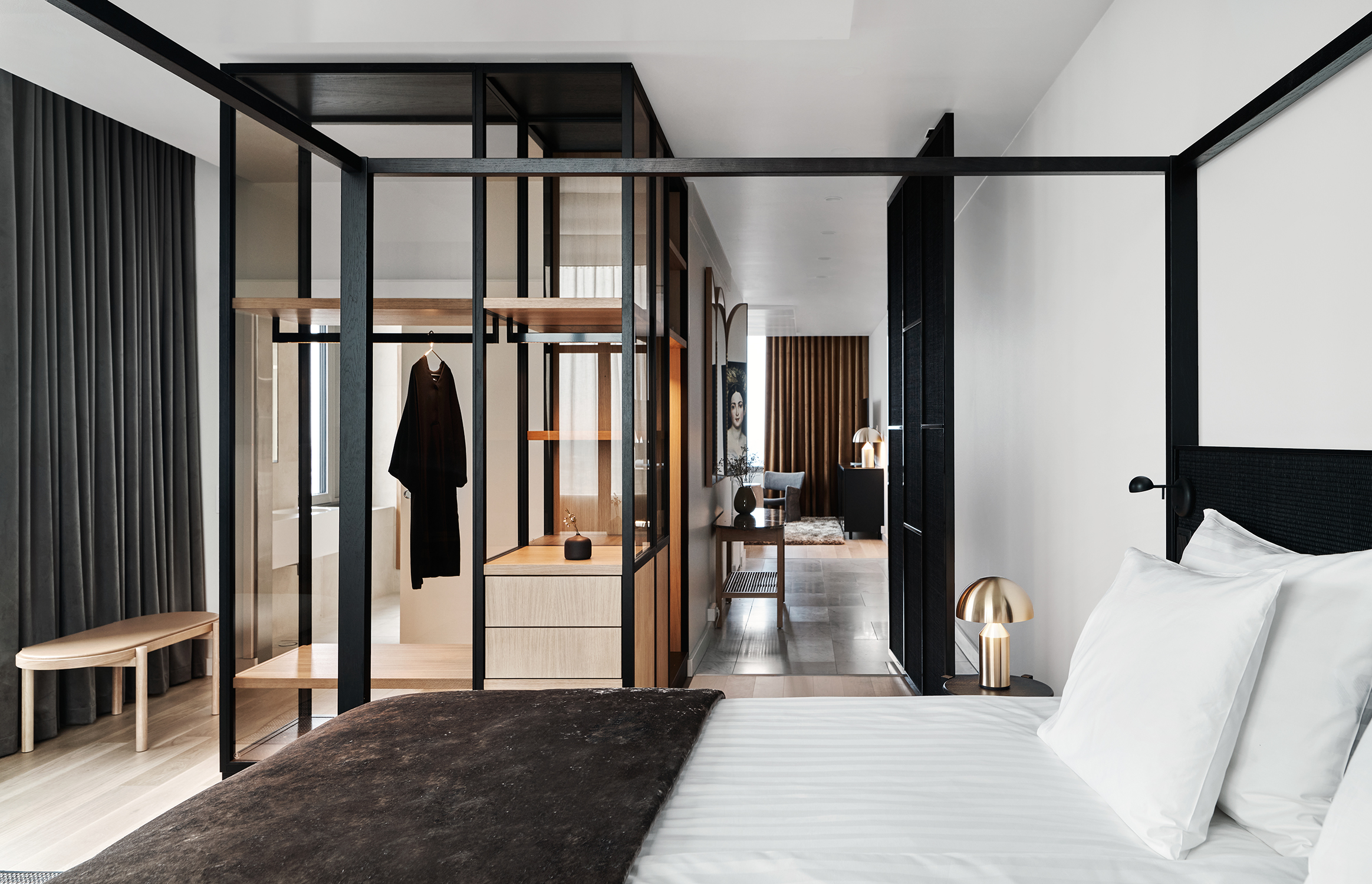 room in a Hotel Tripla, designed by Fyra